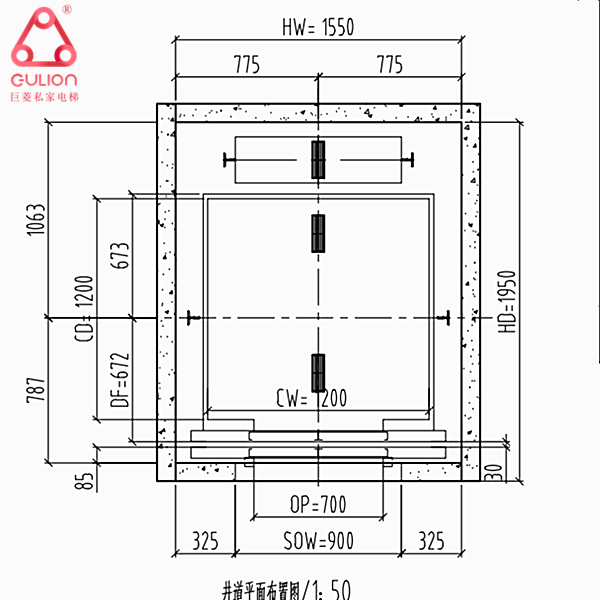 3層蘇州家用電梯